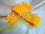 Rijelina plata galbena 8 cm - galben floarea soarelui - imagine 2