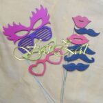 Accesorii din lemn pentru petrecere - imagine 2