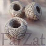 Sfoara decorativa din iuta - imagine 3