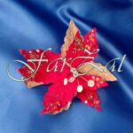 Craciunita decorativa cu paiete - imagine 3