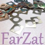 Paiete de cusut cu forma patrata si un cerc in mijloc cod 42 - imagine 7