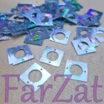 Paiete de cusut cu forma patrata si un cerc in mijloc cod 42 - imagine 6