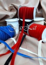 Panglica din catifea - 1 cm - imagine 2