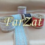 Banda iuta decorativa cu dantela