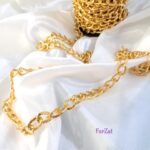 Lant metalic auriu cod 19 - la metru