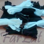 Sireturi incaltaminte - alb, negru