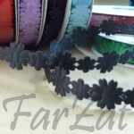 Panglica decorativa cu floricele - imagine 2