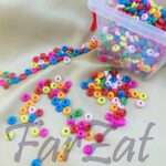 Margele colorate din lemn - cutie 800 bucati - imagine 3