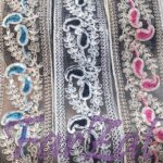 Aplicatii textile pe organza - Cod 3