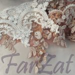 Aplicatii textile pe organza - Cod 2