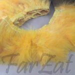 Banda pene lebada la metru - galben floarea soarelui - imagine 2