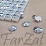 Cristale Swarovski 10 mm - gri metalizat - imagine 3