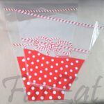 Cornet pentru flori - model snur martisor - imagine 4