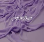 Material voal chiffon lila