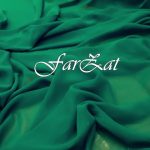 Material voal chiffon verde turcoaz