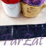 Aplicatii textile cu paiete patrate - Cod 67 - imagine 4