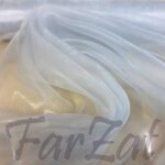 Material textil organza - Argintiu