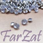 Capse metalice cu strasuri 8 mm - Cod 33 - imagine 2