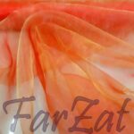 Material textil organza - Portocaliu