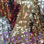 Material textil tiul cu paiete mari - imagine 4