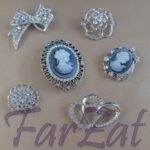 Brose cu strasuri - Model 8 - 14 - imagine 2