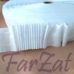 Rejansa alba pentru perdele - 4 cm