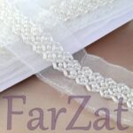 Aplicatie cu margele bob de orez - 2 cm