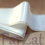 Panglica brodata dublu satinata - 6 cm - imagine 4