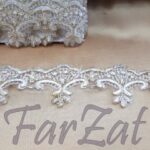 Broderie  cu fir auriu 5,5 cm - Cod 232