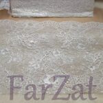 Aplicatie dantela cu sclipici cod 254 - 17 cm - imagine 3