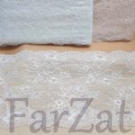 Aplicatie dantela cu sclipici cod 254 - 17 cm