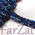 Aplicatie hotfix cu strasuri cod 141 - 1,5 cm - imagine 8