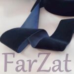 Rola banda catifea neagra - 5 cm