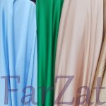 Voal satinat colorat