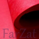 Material fetru la metru 2 mm - Rosu - imagine 3