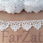 Aplicatie dantela brodata 2,5 cm - Cod 185