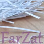 Sarma modelaj  alba pentru masti protectie - 1000 buc