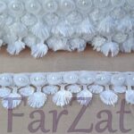 Dantela brodata alba 4 cm - Cod 276