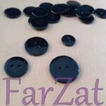 Nasturi plastic 1,2 - 2 cm negri - Cod 20 - imagine 3