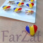 Insigne tricolor metalice - imagine 2