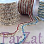 Banda cu strasuri colorate - Cod 6