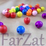 Margele colorate din lemn - 1,8 cm - imagine 3