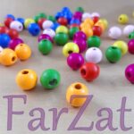 Margele colorate din lemn - 1,2 cm - imagine 3