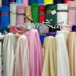 Saten elastic colorat - La metru - imagine 4