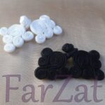 Brandenburg textil 7 cm - Cod 19 - imagine 3