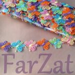 Aplicatie textila cu futuri colorati - imagine 2