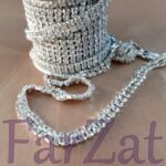 Strasuri doua randuri la sirag - 8 mm