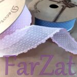 Panglica decorativa cu buline cod 22 - 3,5 cm - imagine 2