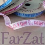 Panglica saten "boy" si "girl" - 1 cm, 1,5 cm - imagine 3