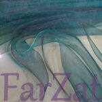Organza material textil - Verde tuborg